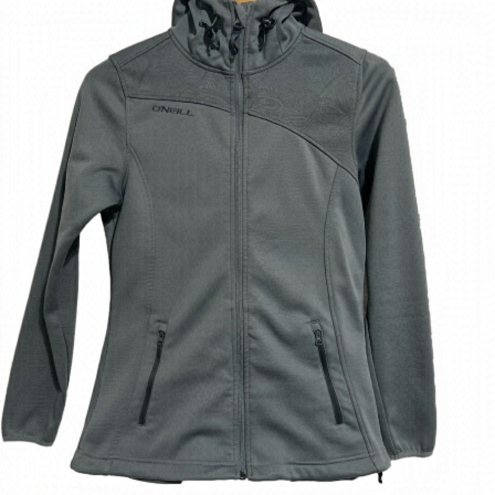 O’NEIL Zip-up Grey Hoodie,Size X-Small, #365